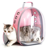 Transparent Bubble Cat or Small Dog Carrier Backpack - Breathable Travel Solution