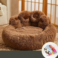 Ultimate Cozy Fleece-Lined Dog Bed for Medium to Large Breeds