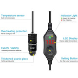 10W Mini Aquarium Heater with Digital Thermostat - Adjustable Temperature (64-93°F), USB Powered, Automatic Power-Off
