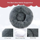 Cozy Round Plush Pet Bed for Dogs and Cats - Perfect for Winter!