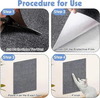 Professional Title: "Self-Adhesive Cat Scratching Mat Carpet with Trimmable Post for Furniture Protection"