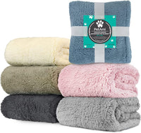 Luxurious Fluffy Waterproof Dog Blanket for Small & Medium Dogs     