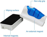 Aquarium Magnetic Algae Glass Cleaner Scrubber Brush - Extra Large