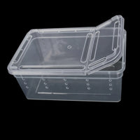 Portable Reptile Feeding Box for Snakes, Lizards, Frogs, Tarantulas, Turtles, and Hideouts