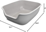 Betterbox Non-Stick Large Litter Box - Easy Clean, Pet Safe, Open Top Design, Durable ABS Plastic