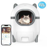 Revolutionary Self-Cleaning Cat Litter Box with App Control & Odor Elimination 