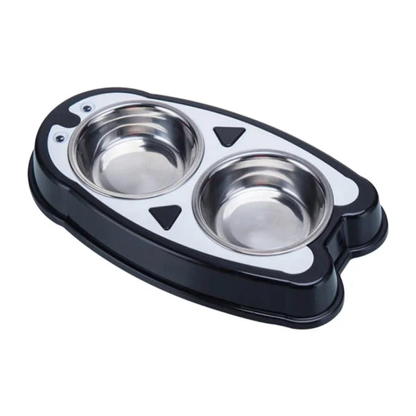 Stainless Steel Double Pet Bowl for Dogs and Cats