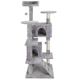 53" Activity Tower Cat Tree with Sisal-Covered Scratch Post - Kitty Furniture