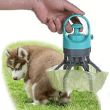 Portable Dog Poop Scooper with Built-In Bag Dispenser.            