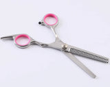 Professional Dog Grooming Scissors Set - Stainless Straight, Curved & Thinning Shears