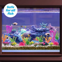 Professional Product Title: 
"Lifelike Plastic Aquarium Decorations Set - 20 Pack, Small to Large"