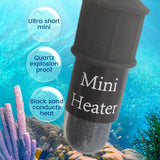 10W Mini Aquarium Heater with Digital Thermostat - Adjustable Temperature (64-93°F), USB Powered, Automatic Power-Off