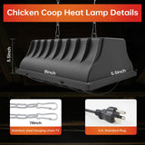Ultimate Chicken Coop Heater - 250W with 2 Extra Lamps 🐣