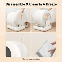 Smart Automatic Self-Cleaning Cat Litter Box. Control/Integrated Safety 