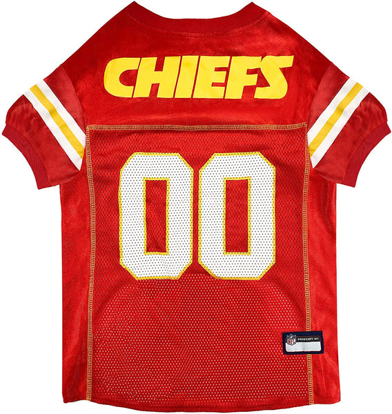 Official NFL Kansas City Chiefs Dog Jersey - Medium Size