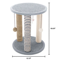  3-Post Cat Scratching Tower by Keefe PETMAKER – Keep Your Cat Happy and Your Furniture Scratch-Free!