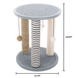  3-Post Cat Scratching Tower by Keefe PETMAKER – Keep Your Cat Happy and Your Furniture Scratch-Free!