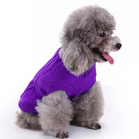 Pet Winter Sweater for Small Dogs and Cats - Knitted, Warm, and Cozy