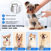 Ultimate 5-in-1 Dog & Cat Grooming Vacuum Kit – Say Goodbye to Shedding with 99% Hair Suction 