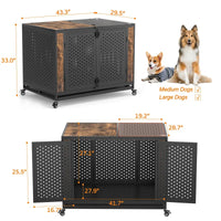 "Anxiety-Proof Dog Crate Furniture: The Ultimate Chew-Resistant Solution"