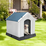 "Cozy Water-Resistant Dog House for Small to Medium Outdoor Pets"