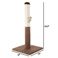 Cat Scratch Post with Hanging Toy