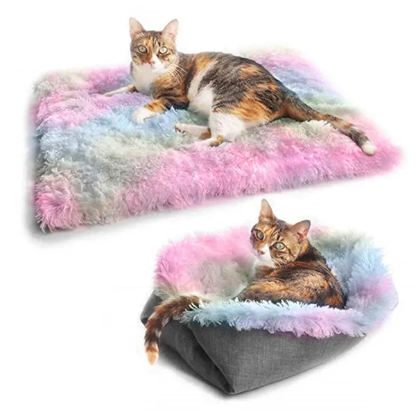 Foldable Dual-Purpose Pet Bed Mat for Dogs, Cats, and Small Animals - Thickened Guinea Pig Comfort