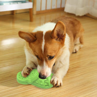 Ultimate Squeaky Dog Chew Toy - Tough Teeth Cleaning Shoe Shape for Aggressive Chewers