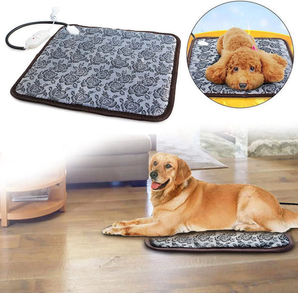 Adjustable Heating Pad for Cat or Dog.  Electric Heating Mat Warmer Bed