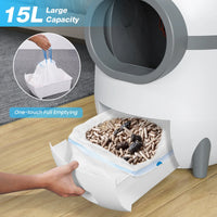 Revolutionary Self-Cleaning Cat Litter Box with App Control & Odor Elimination 