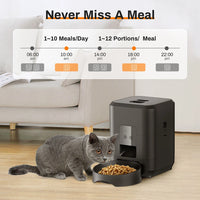 Smart Cat & Dog Feeder - 2L Automatic Dispenser with Tuya App 