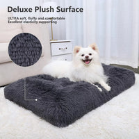 Luxurious Large Dog Bed - Plush, Soft, and Washable 41-Inch Fluffy Haven for Big Dogs