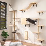 Damyanti 6-Piece Wall-Mounted Cat Tree - Ultimate Climbing Center for Cats