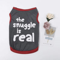 "Stylish Summer & Fall Dog Clothes for Small Breeds - Adorable Snuggle Vest Tanks for Yorkies, Chihuahuas, & Schnauzers!"