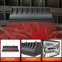 Ultimate Chicken Coop Heater - 250W with 2 Extra Lamps 🐣