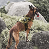 Tactical Dog Harness Vest - Adjustable No-Pull Breathable