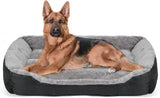 Rectangle Washable Dog Bed for Large and Medium Dogs, Comfortable and Breathable