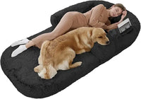 Extra-Large Foldable Plush Dog Bed.  Washable Comfort for Large Dogs