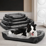 Rectangle Washable Dog Bed for Large and Medium Dogs, Comfortable and Breathable