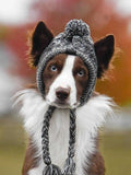 Snuggly Windproof Dog Hats with Cute Fluffy Balls - Ideal for French Bulldogs & Chihuahuas!