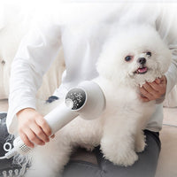 Silent Smart Pet Hair Dryer & Grooming Comb for Dogs & Cats - Safe & Effective Cleaning Supplies