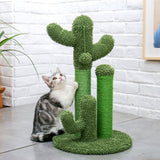 23" Cactus Cat Scratching Posts                       Medium Sisal Cat Scratcher,Green