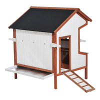 Large Wooden Chicken Coop with Nesting Box & Door 🐔