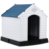 "Modern Plastic Dog House with Ventilation and Secure Fastening"