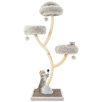 Deluxe 70-Inch Cat Tree Tower - 4 Levels of Fun with 3 Perches and Interactive Dangling Balls