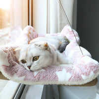 Cozy Aerial Cat Hammock - Perfect Window Bed for Cats 