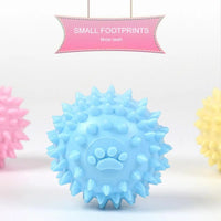 Small Rubber Fetch Balls for Dogs in Cute Colors - TPR Puppy Toys for Teething and Chew Time