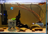 European Castle Aquarium Decorations - Ancient Roman Column Ruins Fish Tank Hideout Rocks