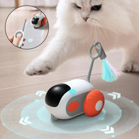 Interactive Remote Control Cat Car Toy - USB Charging, Automatic Movement, Perfect for Playtime Fun!