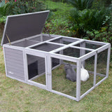 Rabbit and Guinea Pig Hutch House.      